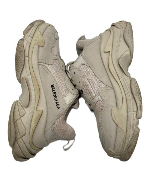 BALENCIAGA（バレンシアガ）BALENCIAGA (バレンシアガ) TRIPLE S TRAINERS ベージュ サイズ:27cmの古着・服飾アイテム