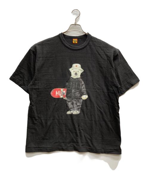 HUMAN MADE（ヒューマンメイド）HUMAN MADE (ヒューマンメイド) 白クマ半袖tシャツ ブラック サイズ:XXLの古着・服飾アイテム