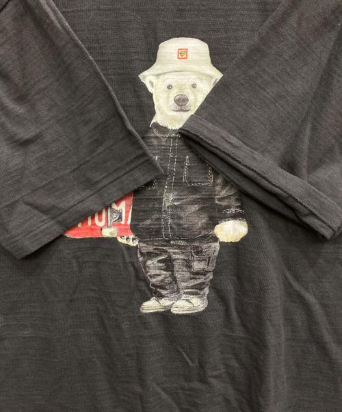 HUMAN MADE（ヒューマンメイド）HUMAN MADE (ヒューマンメイド) 白クマ半袖tシャツ ブラック サイズ:XXLの古着・服飾アイテム