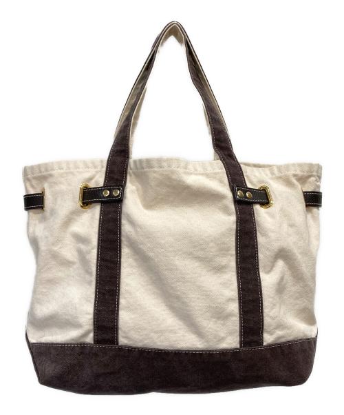 SITA PARANTICA（シータパランティカ）sita parantica (シータパランティカ) キャンバストートバッグ アイボリーの古着・服飾アイテム