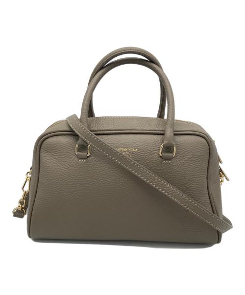 CHRISTIAN VILLA（クリスチャンヴィラ）CHRISTIAN VILLA (クリスチャンヴィラ) 2wayミニボストンバッグ ベージュ サイズ:表示なしの古着・服飾アイテム