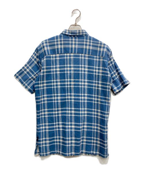 Patagonia（パタゴニア）Patagonia (パタゴニア) オーガニックコットンシャツ ブルー サイズ:Mの古着・服飾アイテム