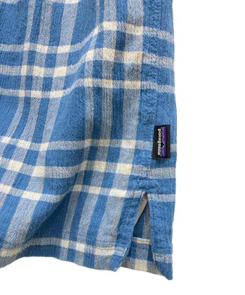 Patagonia（パタゴニア）Patagonia (パタゴニア) オーガニックコットンシャツ ブルー サイズ:Mの古着・服飾アイテム
