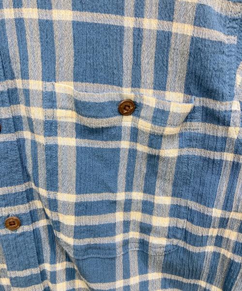 Patagonia（パタゴニア）Patagonia (パタゴニア) オーガニックコットンシャツ ブルー サイズ:Mの古着・服飾アイテム