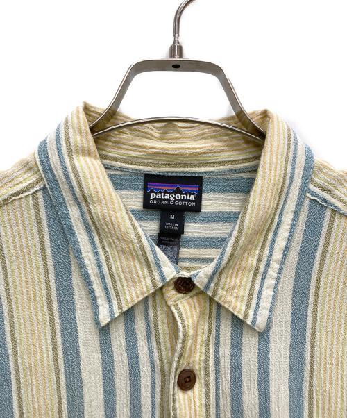 Patagonia（パタゴニア）Patagonia (パタゴニア) オーガニックコットンシャツ イエロー サイズ:Mの古着・服飾アイテム