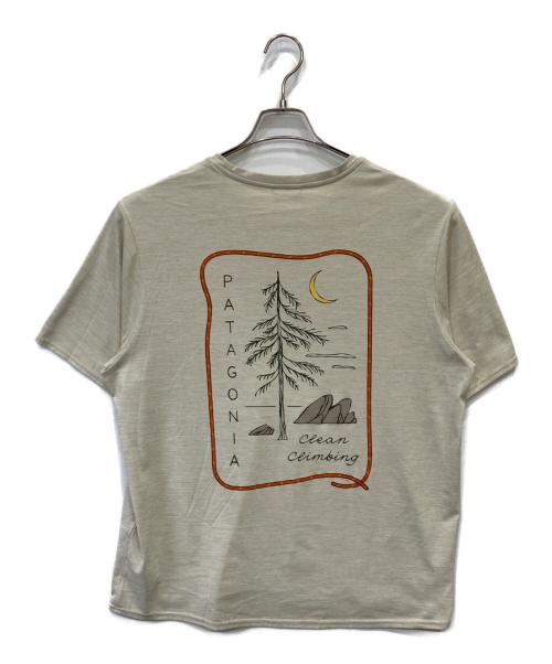 Patagonia（パタゴニア）Patagonia (パタゴニア) 半袖カットソー ベージュ サイズ:Ⅼの古着・服飾アイテム