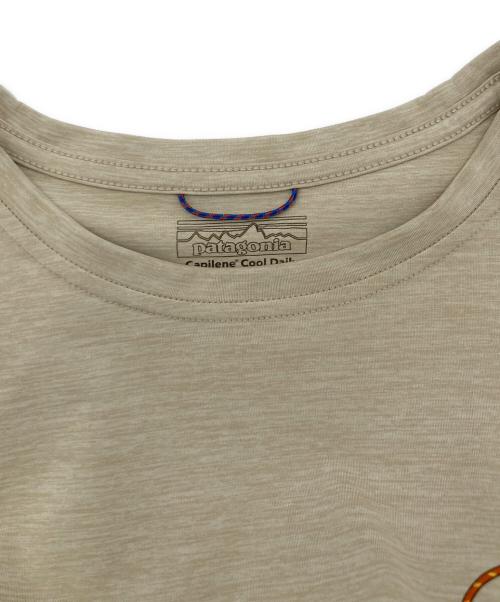 Patagonia（パタゴニア）Patagonia (パタゴニア) 半袖カットソー ベージュ サイズ:Ⅼの古着・服飾アイテム