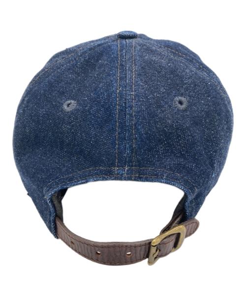 RRL（ダブルアールエル）RRL (ダブルアールエル) ランチ ロゴ デニム ボール キャップ インディゴ サイズ:FREEの古着・服飾アイテム