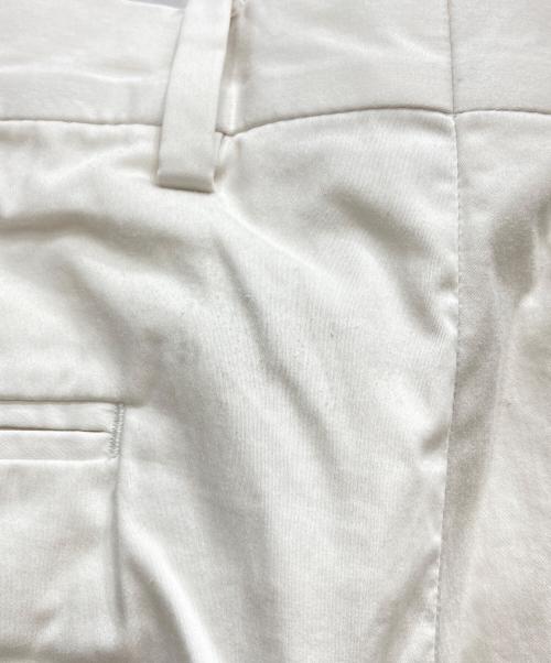 GIORGIO ARMANI（ジョルジョアルマーニ）GIORGIO ARMANI (ジョルジョアルマーニ) センタープレスパンツ ホワイト サイズ:Ⅼの古着・服飾アイテム