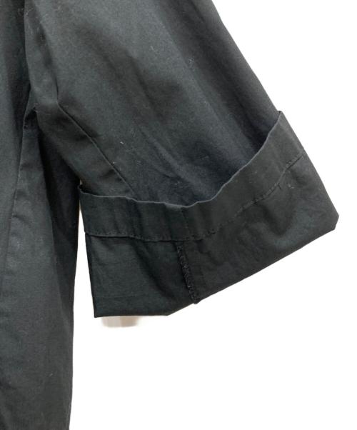 mizuiro-ind（ミズイロインド）mizuiro-ind (ミズイロインド) テーラードショートシャツ ブラック サイズ:表記なしの古着・服飾アイテム