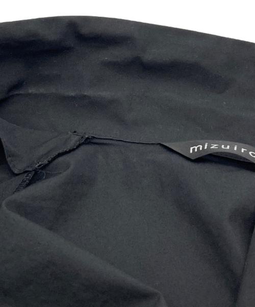 mizuiro-ind（ミズイロインド）mizuiro-ind (ミズイロインド) テーラードショートシャツ ブラック サイズ:表記なしの古着・服飾アイテム