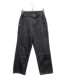 CTC STORE（シーティーシーストア）の古着「DAILY DENIM TROUSERS」｜ブラック