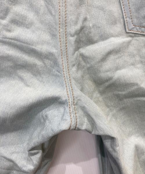 THE RERACS（ザ リラクス）THE RERACS (ザ リラクス) THE WIDE DENIM スカイブルー サイズ:46の古着・服飾アイテム