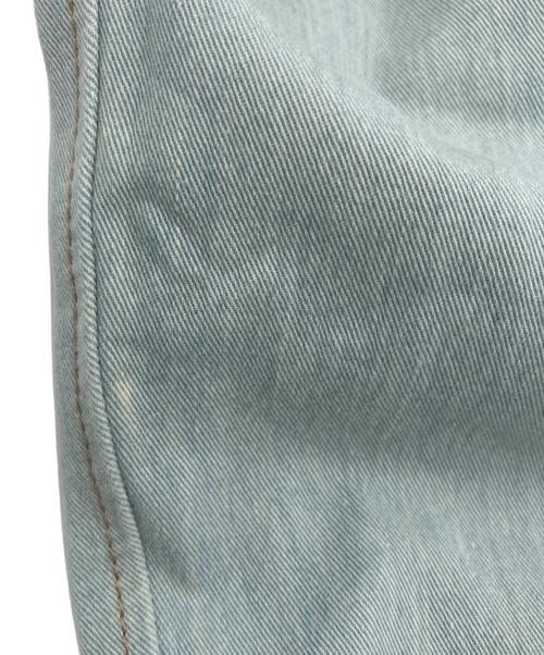 THE RERACS（ザ リラクス）THE RERACS (ザ リラクス) THE WIDE DENIM スカイブルー サイズ:46の古着・服飾アイテム