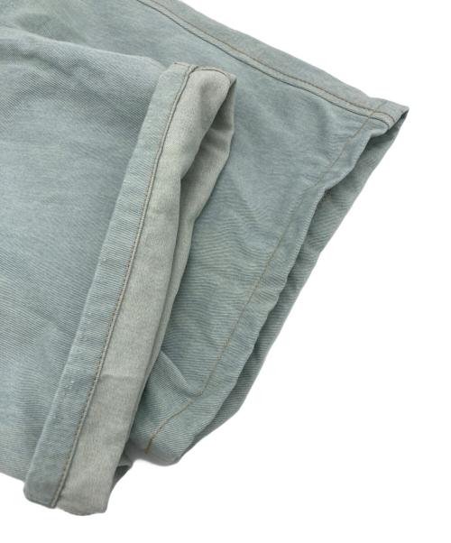 THE RERACS（ザ リラクス）THE RERACS (ザ リラクス) THE WIDE DENIM スカイブルー サイズ:46の古着・服飾アイテム