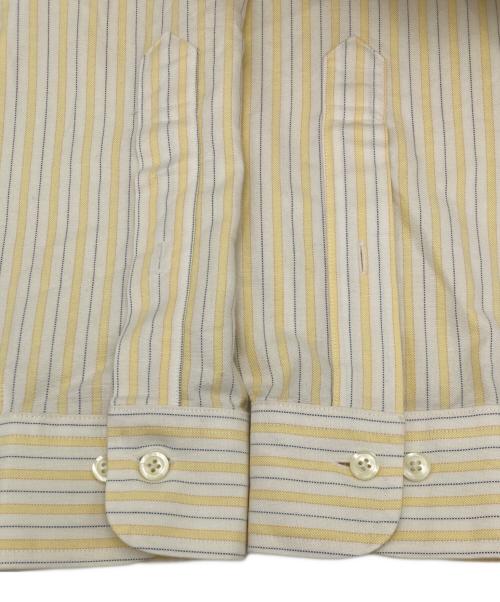 BROOKS BROTHERS（ブルックスブラザーズ）BROOKS BROTHERS (ブルックスブラザーズ) ストライプシャツ イエロー サイズ:Mの古着・服飾アイテム