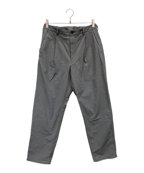 UNITED ARROWS（ユナイテッドアローズ）UNITED ARROWS (ユナイテッドアローズ) オニベジ1プリーツワイドテーパードパンツ グレー サイズ:Mの古着・服飾アイテム