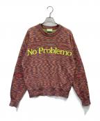 ARIESアリーズ）の古着「マルチカラーニット」｜パープル