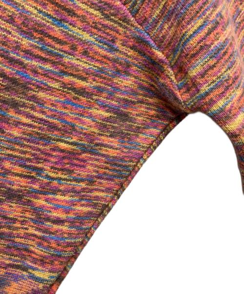 ARIES（アリーズ）ARIES (アリーズ) マルチカラーニット パープル サイズ:Sの古着・服飾アイテム
