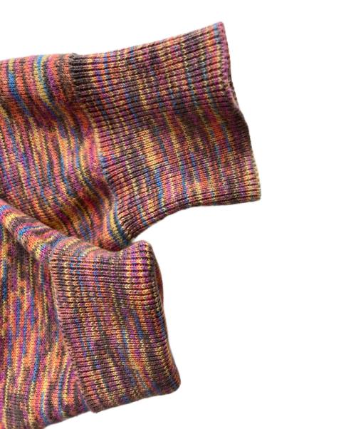 ARIES（アリーズ）ARIES (アリーズ) マルチカラーニット パープル サイズ:Sの古着・服飾アイテム