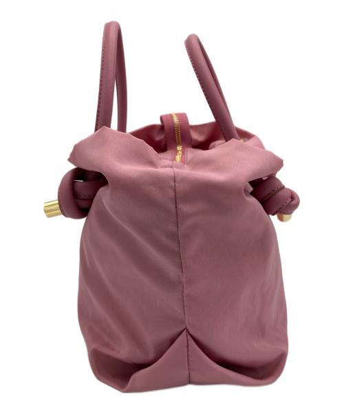 VIOLAd'ORO（ヴィオラドーロ）VIOLAd'ORO (ヴィオラドーロ) BIANCA 2wayトートバッグ ピンクの古着・服飾アイテム
