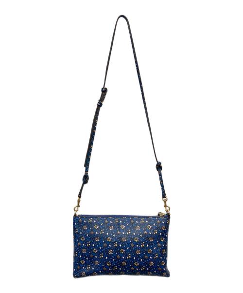 TORY BURCH（トリーバーチ）TORY BURCH (トリーバーチ) カラーブロックショルダーバッグ ブルーの古着・服飾アイテム