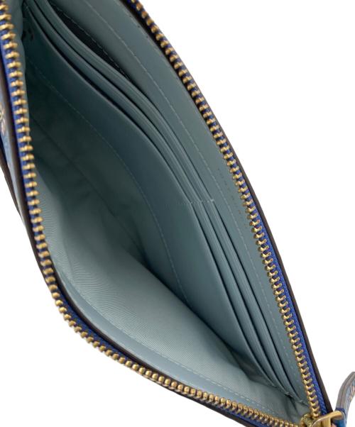 TORY BURCH（トリーバーチ）TORY BURCH (トリーバーチ) カラーブロックショルダーバッグ ブルーの古着・服飾アイテム