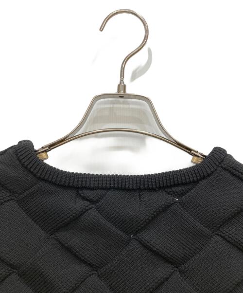 glam lips（グラムリップス）Glam Lips (グラムリップス) Crossingニットベスト ブラック サイズ:FREEの古着・服飾アイテム