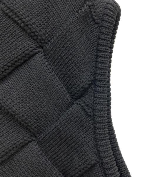 glam lips（グラムリップス）Glam Lips (グラムリップス) Crossingニットベスト ブラック サイズ:FREEの古着・服飾アイテム