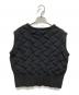 Glam Lips (グラムリップス) Crossingニットベスト ブラック サイズ:FREE：5000円