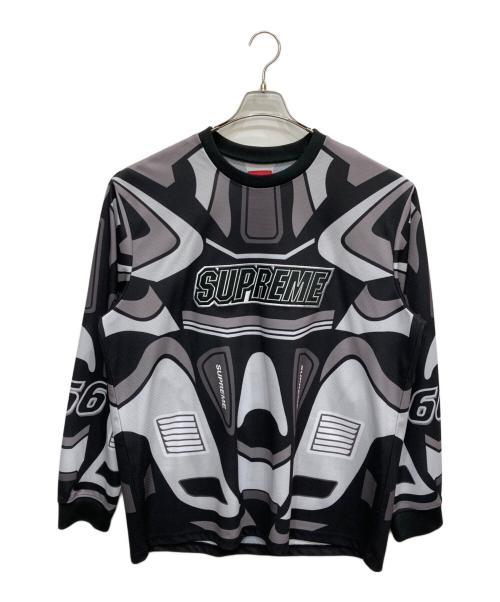 SUPREME（シュプリーム）Supreme (シュプリーム) Decals Moto Jersey ブラック サイズ:XLの古着・服飾アイテム