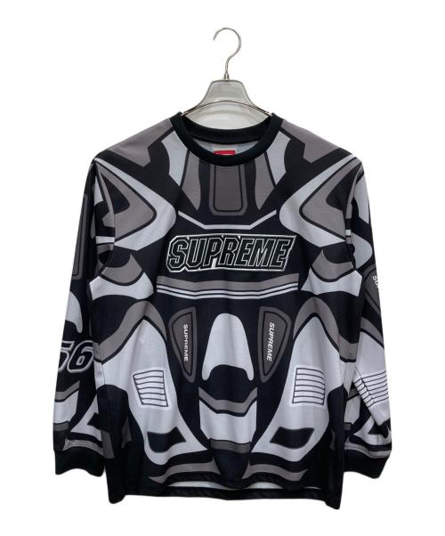 SUPREME（シュプリーム）Supreme (シュプリーム) Decals Moto Jersey ブラック サイズ:XLの古着・服飾アイテム