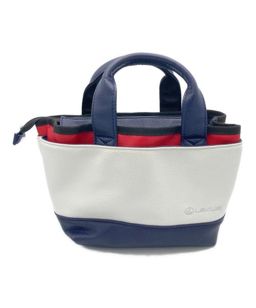LEXUS（レクサス）LEXUS (レクサス) Admiral (アドミラル) ラウンドトートバッグ トリコロールカラーの古着・服飾アイテム