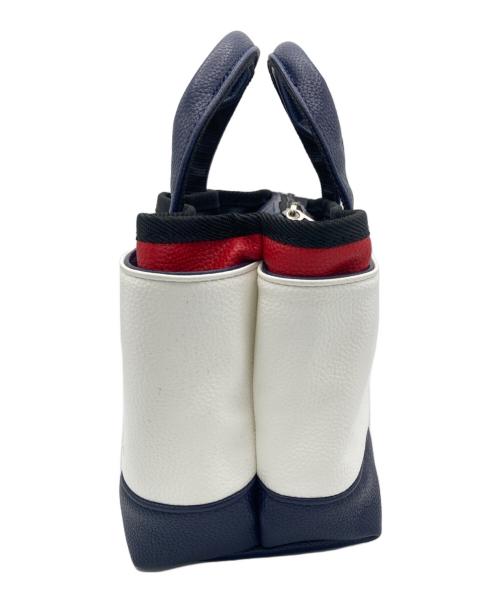 LEXUS（レクサス）LEXUS (レクサス) Admiral (アドミラル) ラウンドトートバッグ トリコロールカラーの古着・服飾アイテム