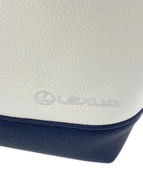 LEXUS（レクサス）LEXUS (レクサス) Admiral (アドミラル) ラウンドトートバッグ トリコロールカラーの古着・服飾アイテム