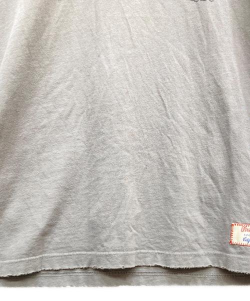 TRUE RELIGION（トゥルー レリジョン）TRUE RELIGION (トゥルー レリジョン) BUDDHA BRAND (ブッダ・ブランド) プリントTシャツ グレー サイズ:Sの古着・服飾アイテム