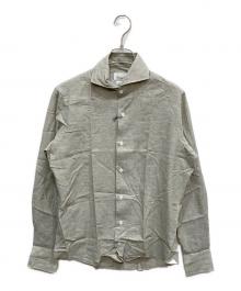 giannetto（ジャンネット）の古着「リネン混シャツ」｜カーキ