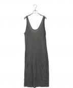 Lauren Manoogianローレン マヌージアン）の古着「コットンリネンノースリーブワンピース」｜グレー