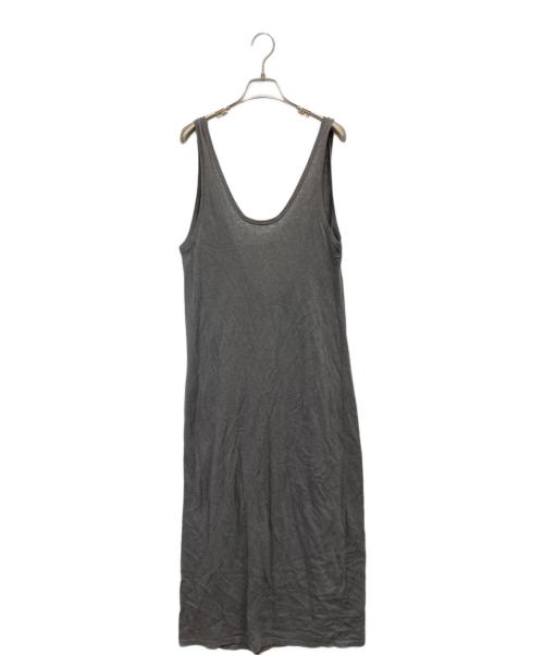 Lauren Manoogian（ローレン マヌージアン）Lauren Manoogian (ローレン マヌージアン) コットンリネンノースリーブワンピース グレー サイズ:表示なしの古着・服飾アイテム