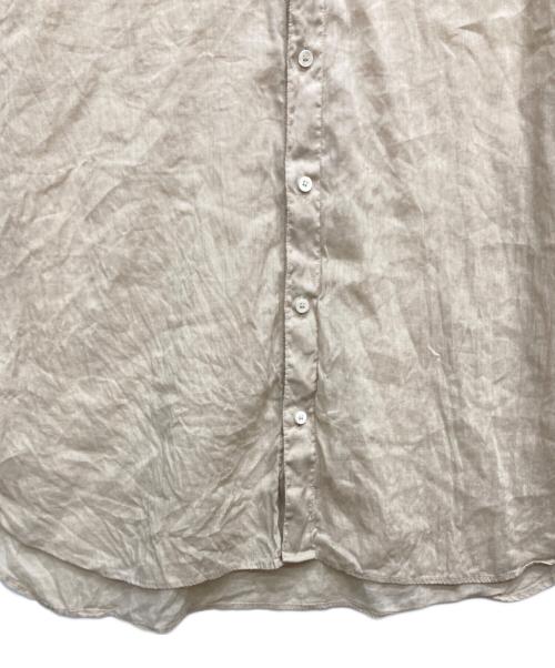 Plage（プラージュ）Plage (プラージュ) RA/CO Sheer シャツ ベージュ サイズ:表記なしの古着・服飾アイテム