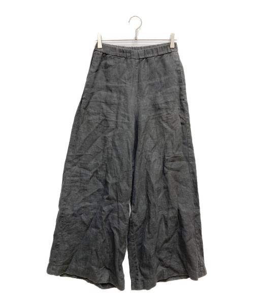 Plage（プラージュ）Plage (プラージュ) リネンワンドパンツ ブラック サイズ:SIZE 36の古着・服飾アイテム
