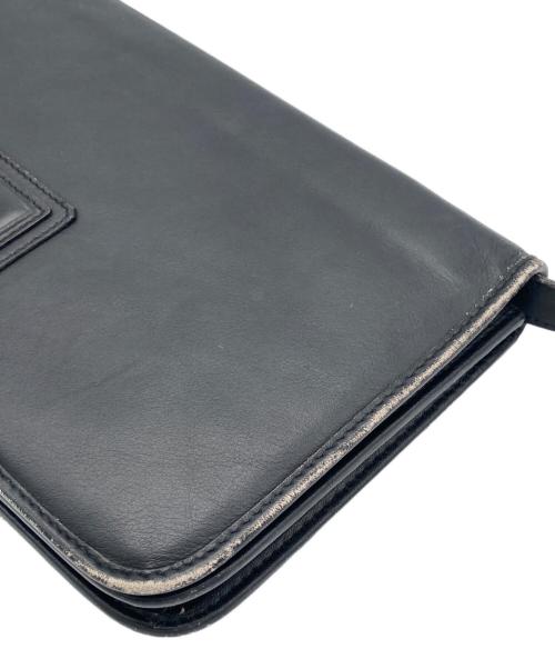 CELINE（セリーヌ）CELINE (セリーヌ) マカダムショルダーバッグ ブラックの古着・服飾アイテム