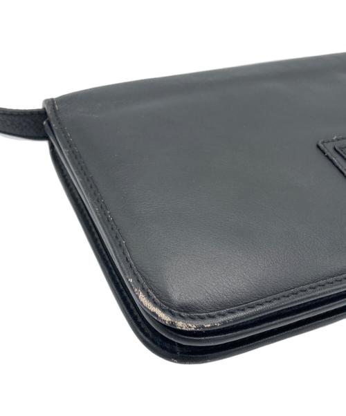 CELINE（セリーヌ）CELINE (セリーヌ) マカダムショルダーバッグ ブラックの古着・服飾アイテム