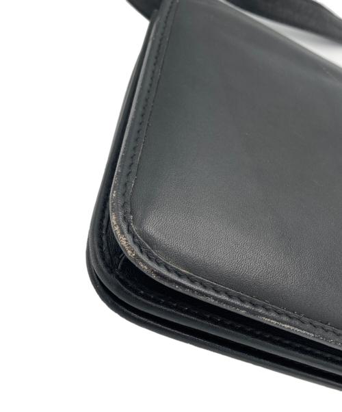 CELINE（セリーヌ）CELINE (セリーヌ) マカダムショルダーバッグ ブラックの古着・服飾アイテム