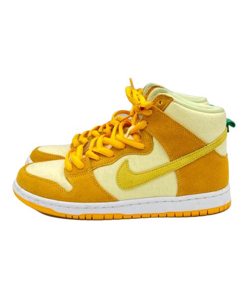NIKE（ナイキ）NIKE (ナイキ) ハイカットスニーカー イエロー サイズ:26CMの古着・服飾アイテム