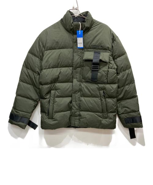 adidas（アディダス）adidas (アディダス) ダウンジャケット カーキ サイズ:Ⅿの古着・服飾アイテム