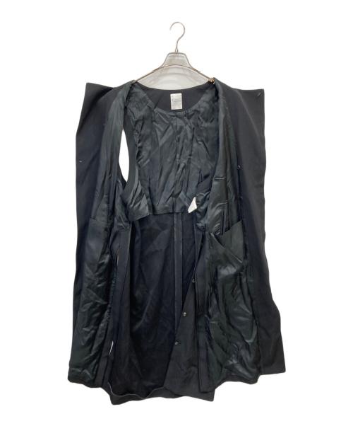 SUBLATIONS（サブレーションズ）SUBLATIONS (サブレーションズ) スリーブレスロングコート ブラック サイズ:2の古着・服飾アイテム