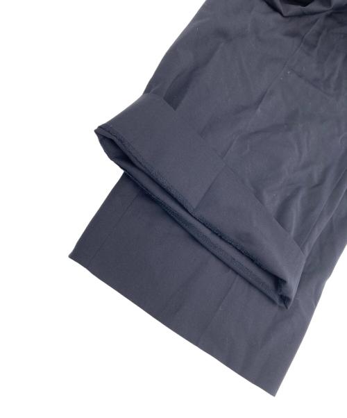 NEAU（ニュー）NEAU (ニュー) Tuck wide trousers ネイビー サイズ:1の古着・服飾アイテム