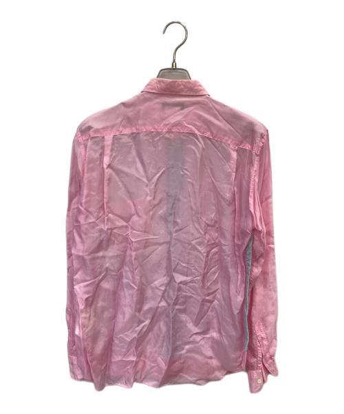 COMME des GARCONS HOMME PLUS（コムデギャルソンオムプリュス）COMME des GARCONS HOMME PLUS (コムデギャルソンオムプリュス) 切替シャツ ピンク サイズ:Sの古着・服飾アイテム