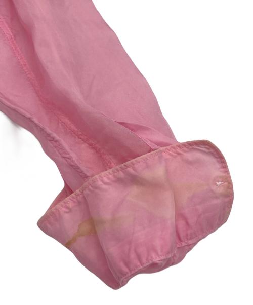 COMME des GARCONS HOMME PLUS（コムデギャルソンオムプリュス）COMME des GARCONS HOMME PLUS (コムデギャルソンオムプリュス) 切替シャツ ピンク サイズ:Sの古着・服飾アイテム